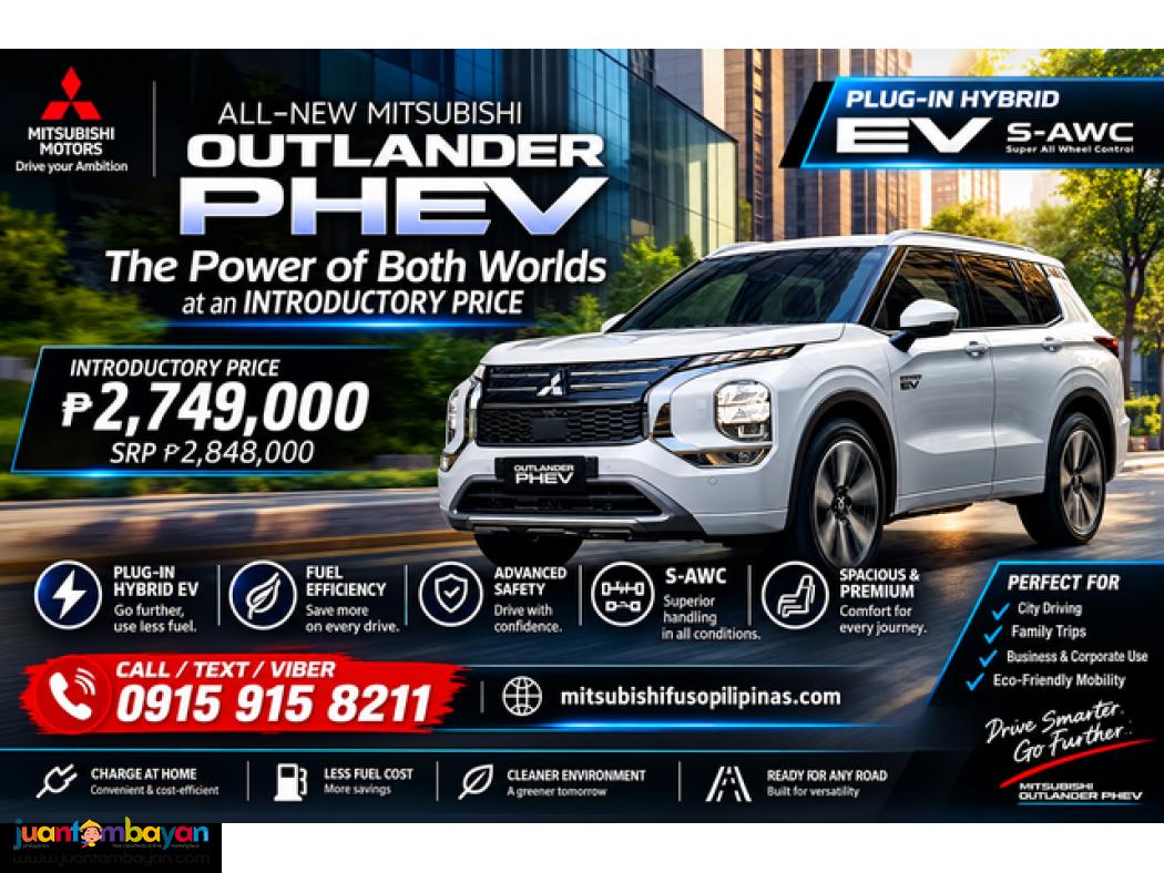MITSUBISHI OUTLANDER PHEV | PLUG-IN HYBRID SUV