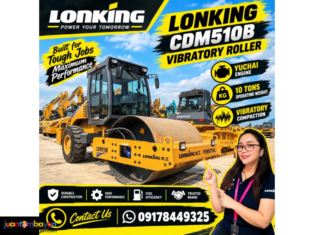 LONKING  VIBRATORY ROLLER- CDM510B 10 TONS