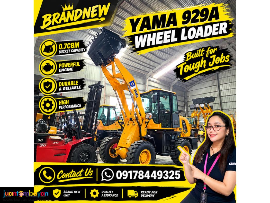 BRANDNEW YAMA WHEEL LOADER- 928A 0.7CBM
