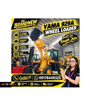 BRANDNEW YAMA WHEEL LOADER- 928A 0.7CBM