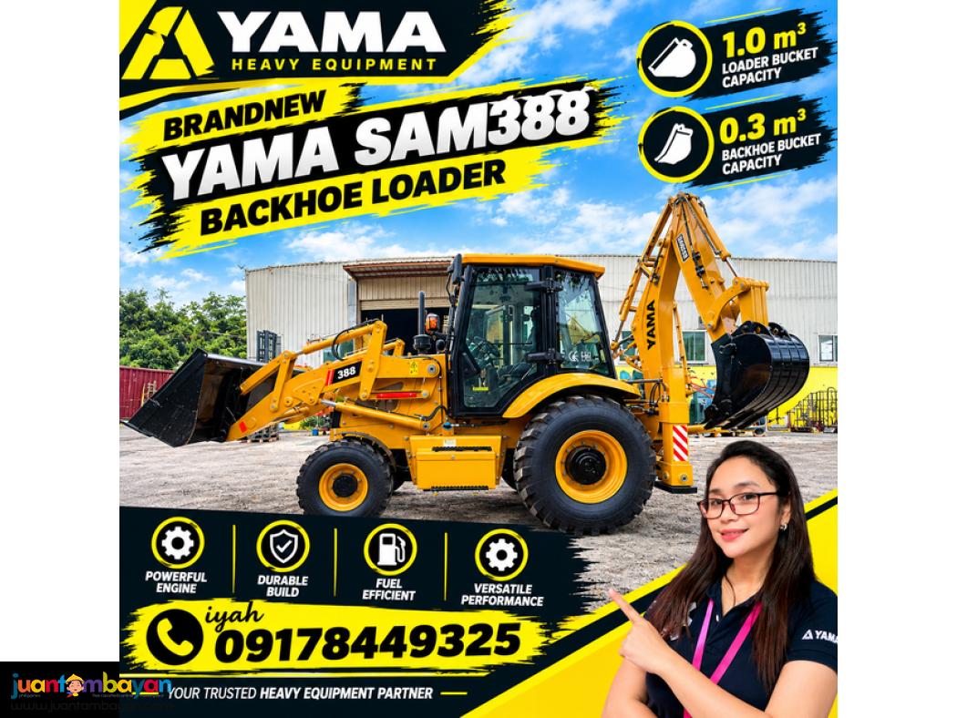 BRANDNEW YAMA SAM388 BACKHOE LOADER 1.0/0.3 m³