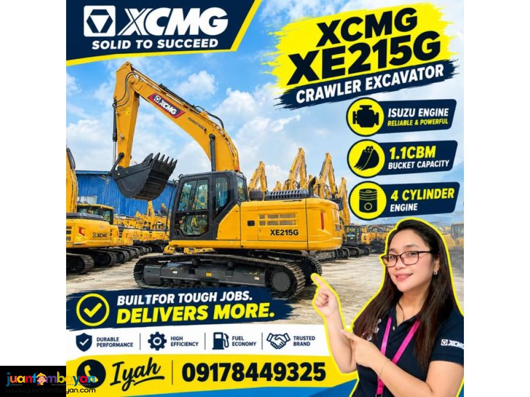 XCMG XE215G EXCAVATOR 1.1CBM ISUZU ENGINE 4 CYLINDER