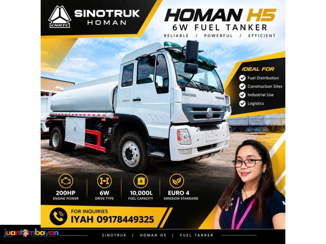 SINOTRUK HOMAN H5 FUEL TANKER 6W 10K LITERS