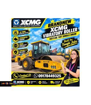 BRANDNEW XCMG VIBRATORY ROLLER- XS113E 10T SINGLE DRUM