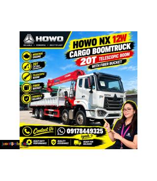 HOWO NX CARGO BOOMTRUCK- 12W 20T TELESCOPIC BOOM