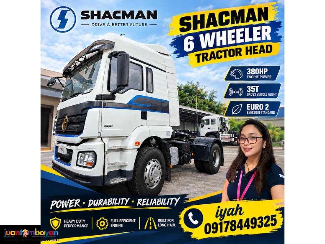 SHACMAN TRACTOR HEAD- 6W 380HP 35T