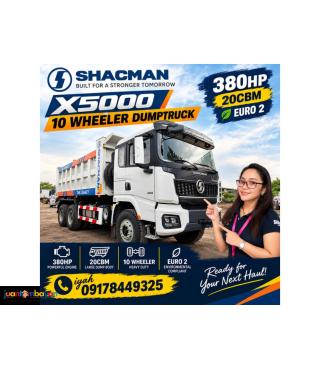 SHACMAN X5000 10 WHEELER DUMPTRUCK 380HP 20CBM EURO 2