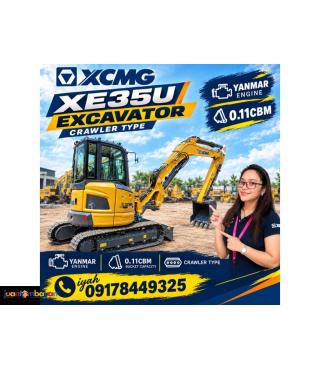 XCMG XE35U EXCAVATOR CRAWLER TYPE YANMAR ENGINE 0.11CBM