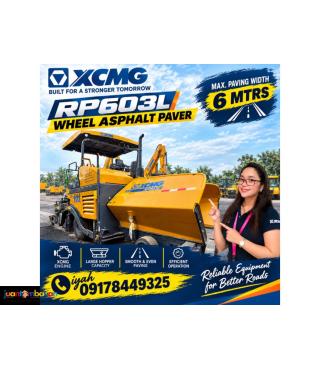 XCMG RP603L WHEEL ASPHALT PAVER MAX. PAVING WIDTH 6 MTRS