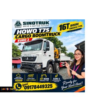 SINOTRUK CARGO BOOMTRUCK- HOWO T7S 16T BOOM KNUCKLE TYPE EURO 2