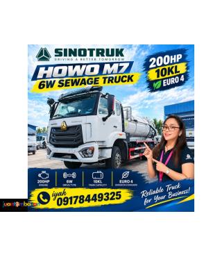 SINOTRUK HOMAN M7 6W SEWAGE TRUCK 200HP 10KL EURO 4 