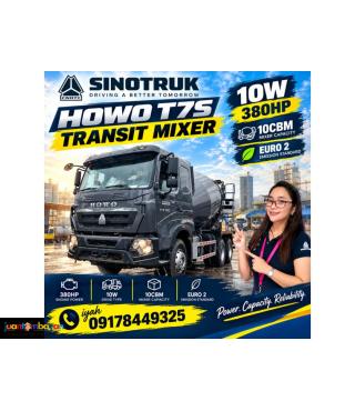 SINOTRUK HOWO T7S TRANSIT MIXER 10W 380HP 10CBM E2