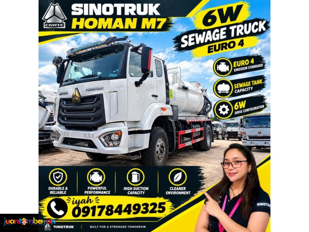 HOMAN M7 4X2 SEWAGE TRUCK 10KL 