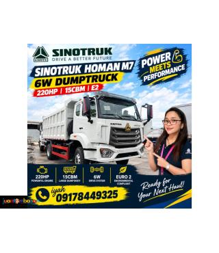 SINOTRUK HOMAN M7 6W DUMPTRUCK 220HP 15CBM E2