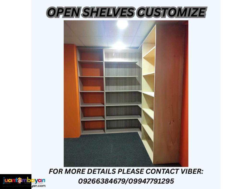 OPEN SHELVES CUSTOMIZE