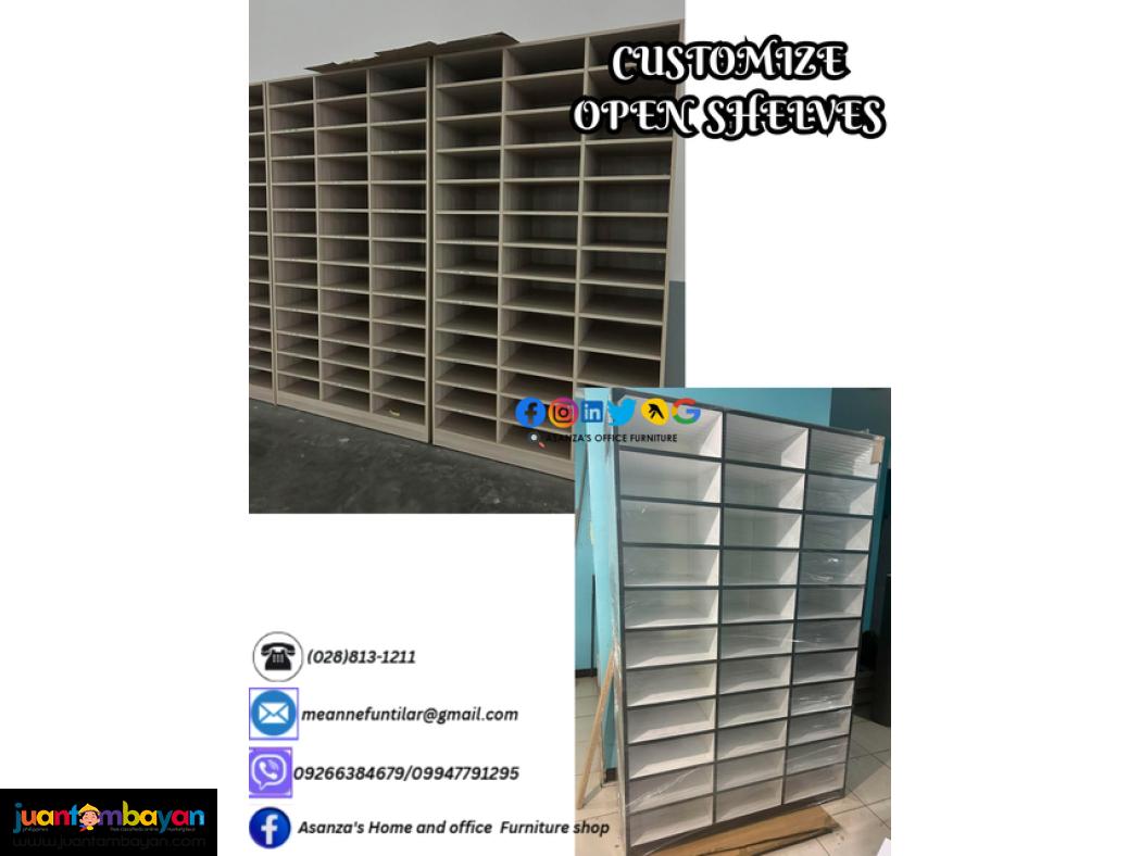 OPEN SHELVES CUSTOMIZE