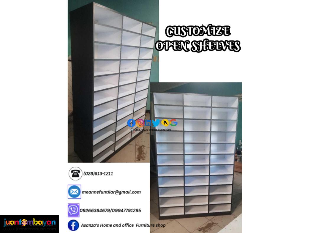OPEN SHELVES CUSTOMIZE