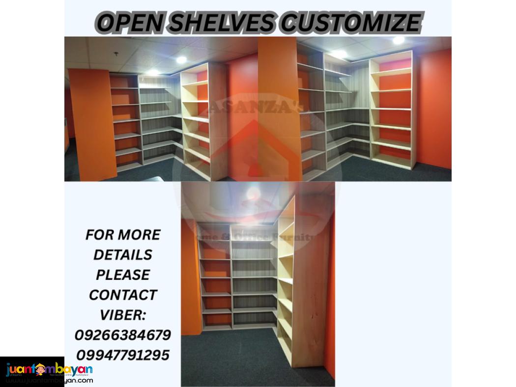 OPEN SHELVES CUSTOMIZE