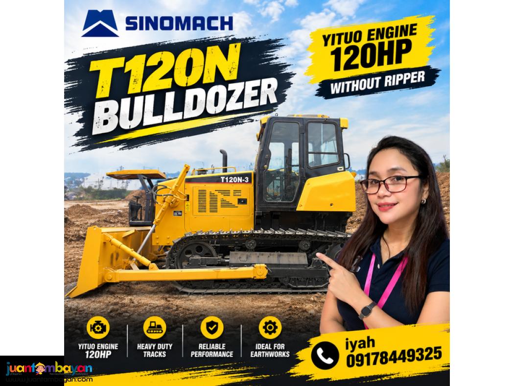 SINOMACH BULLDOZER-T120N 120HP WITHOUT RIPPER