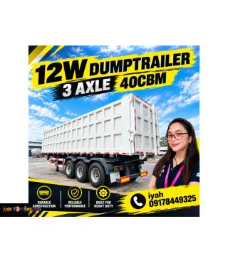 BRANDNEW 12W DUMPT RAILER 3 AXLE 
