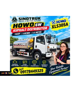 SINOTRUK HOWO 6W ASPHALT DISTRIBUTOR  3.8CBM, 3.5 Meter