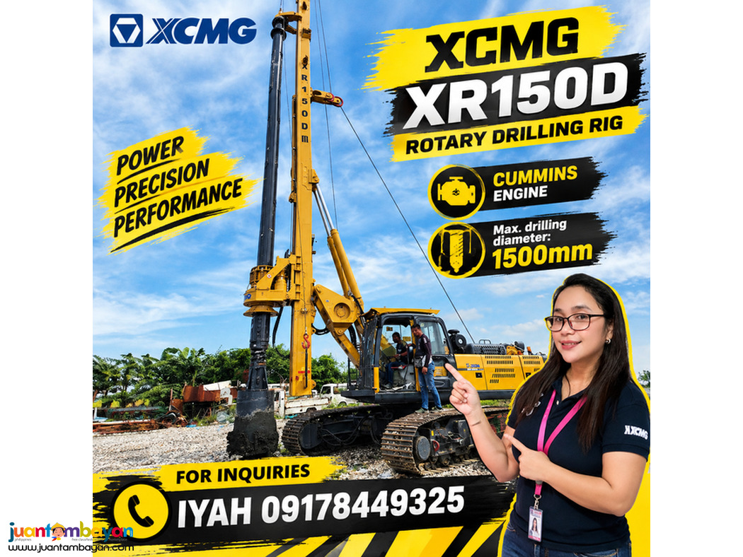 CMG XR150D ROTARY DRILLING RIG 1500mm DIA