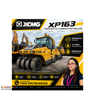 XCMG PNEUMATIC COMPACTOR ROLLER- XP163, 16T