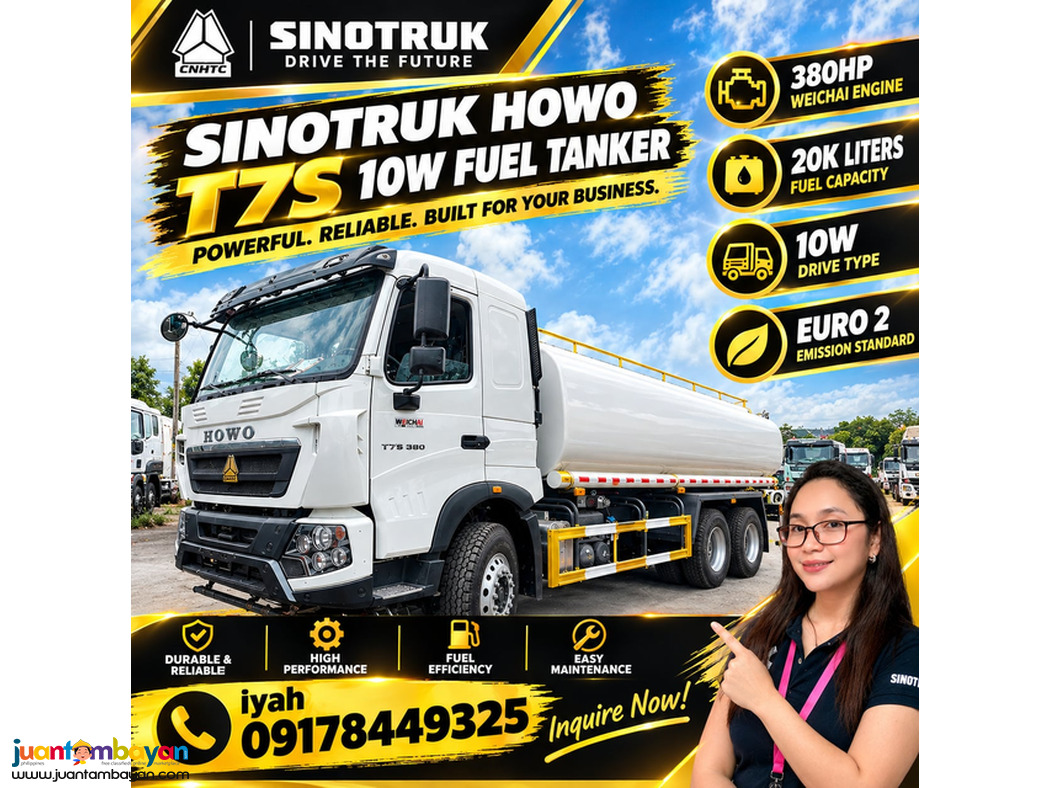 HOWO T7S FUEL TANKER- 10W 20K LITERS