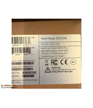 Razer Blade 18 2026 – RTX 5090, Intel Core Ultra 9 290HX, Dual-Mode Display