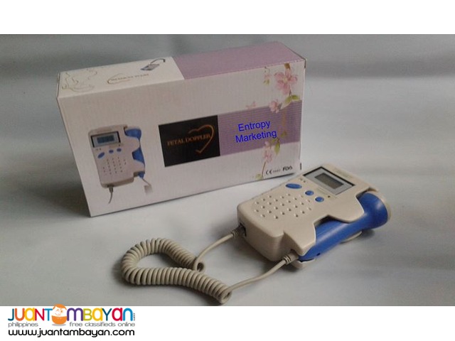 Fetal Doppler with rechargeable battery pack