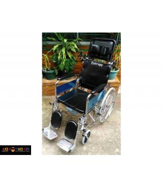 Reclining Wheelchair with Commode