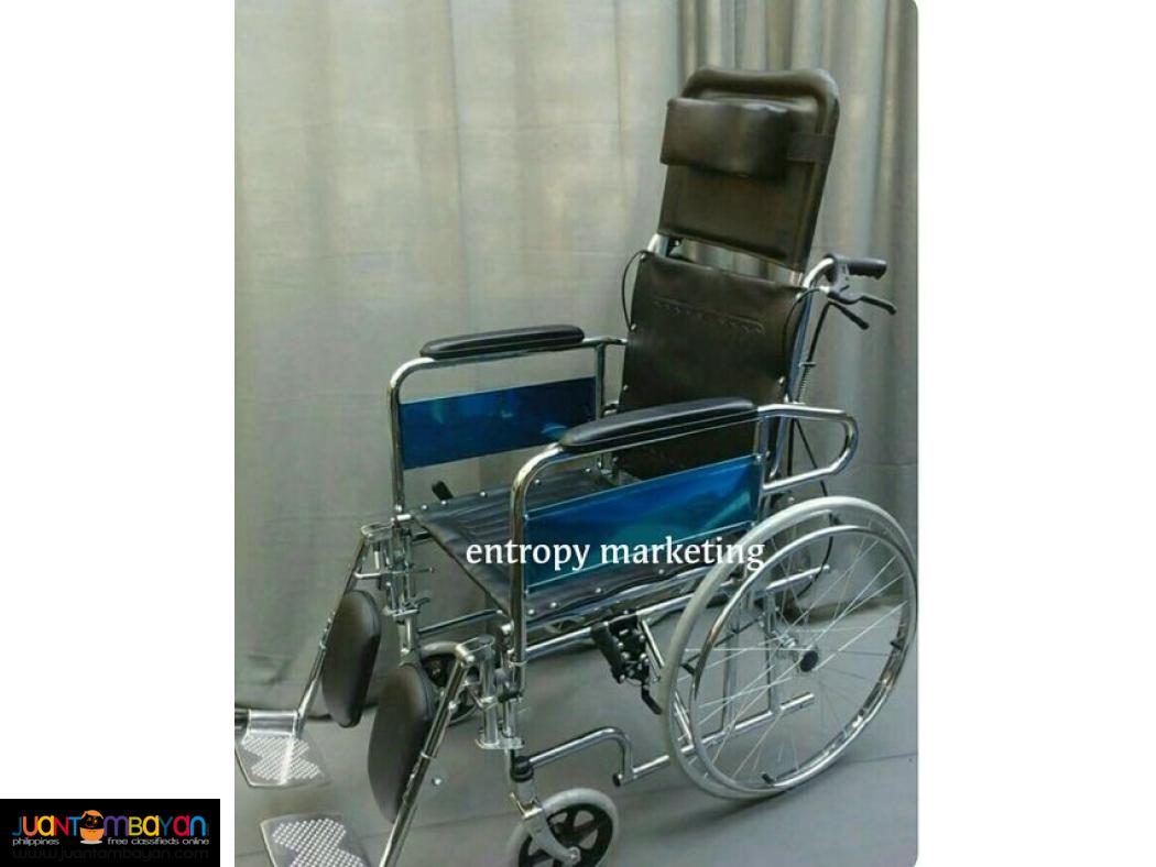 Reclining Wheelchair with detachable parts