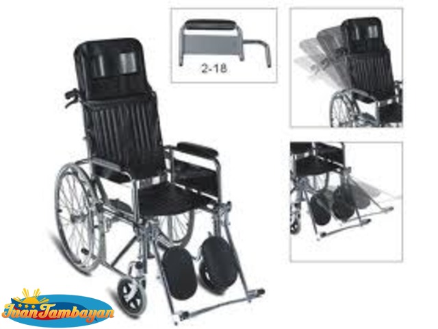 Reclining Wheelchair with detachable parts