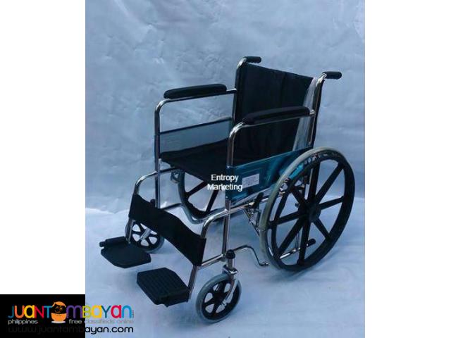 Wheelchair with Magwheels canvas seat