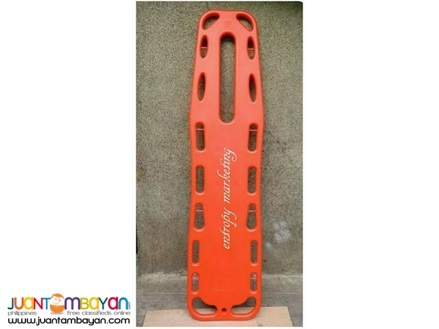 SPINE BOARD STRETCHER WITH SAFETY BELTS