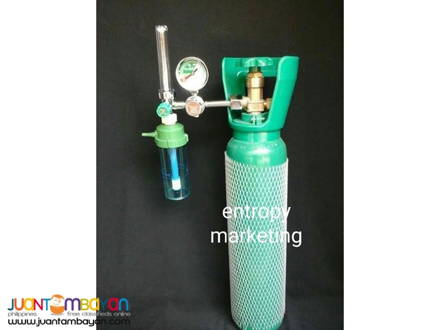 Medical Oxygen Tank Latest Hydrotested with oxygen regulator set 