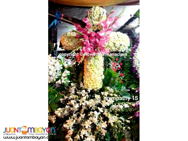 Sympathy funeral wreath flowers delivery metro manila