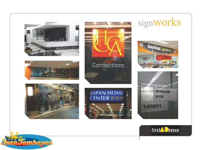 SIGNAGE Maker, BOOTH Set up, FLOAT, Acrylic, Stainless, Brass