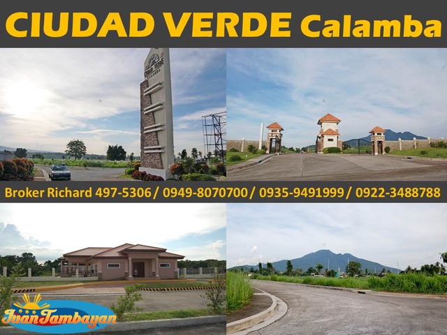 CIUDAD VERDE Calamba Laguna  Lots - 6,000/sqm  - ₱720,000.00   
