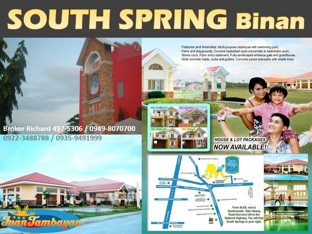 SOUTH SPRING Binan Laguna Subdivision Lots = 7,500/sqm  - ₱900,000.00