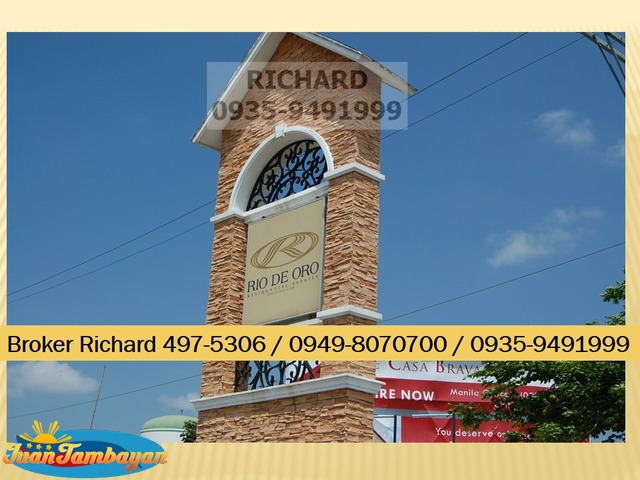 RIO de ORO Gen Trias Cavite Subdivision  Lots = 6,000/sqm 