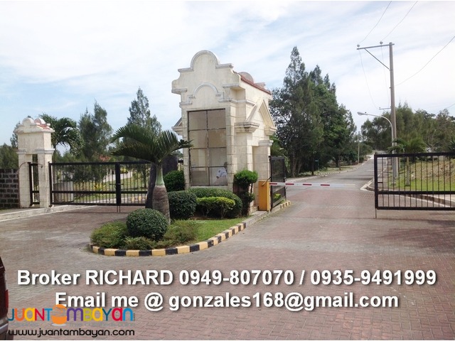 PUEBLO de SOL Tagaytay Subdivision Lots = 7,700/sqm - Php 1,848,000