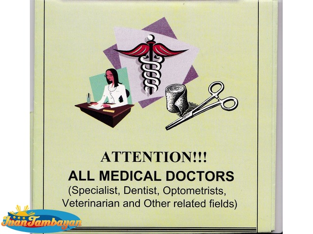DOCTOR'S LOAN -( MD, DENTIST, OPTA., OPTO., VETS LOAN) DOCTOR'S LOAN -( MD, DENTIST, OPTA., OPTO., VETS LOAN)