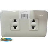 Panasonic WNG-1091-7 universal recep 2Gang Universal Outlet panasonic