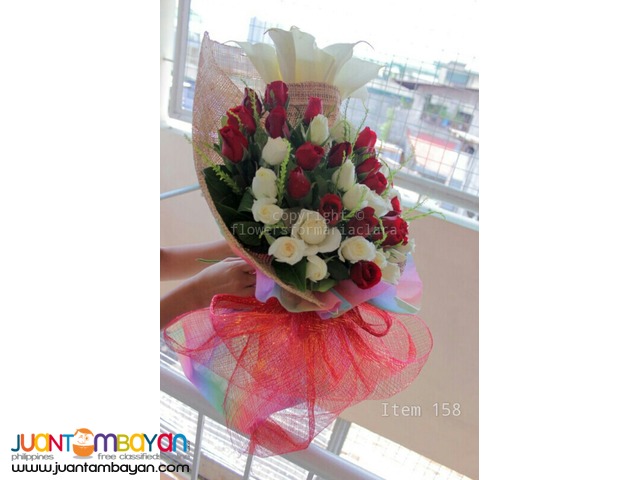 affordable fresh roses ferrero bouquet flowers delivery