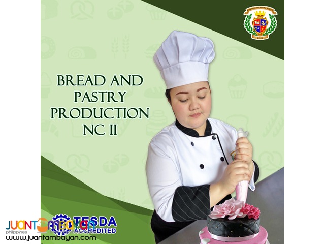 TESDA-Registered Bread and Pastry Production NC II in Bacoor Cavite