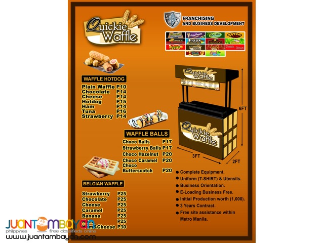 Quickie waffle, waffle, foodcart, food cart franchise , 2in1 ,3in1 Quickie waffle, waffle, foodcart, food cart franchise , 2in1 ,3in1