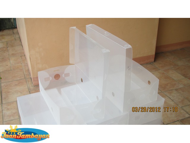 Clear Plastic Shoe Box