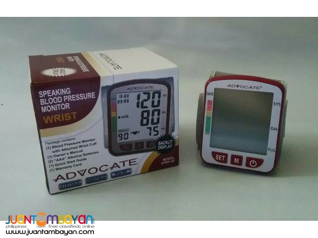 Talking Wrist Digital BP Blood Pressure Monitor