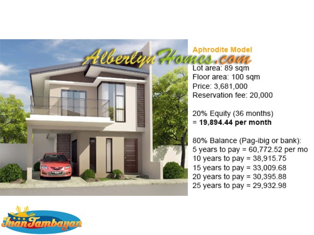 house and lot in talisay Boxhill single attached 